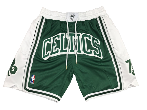 מכנס כדורסל Just Don בוסטון סלטיקס ירוק לבן