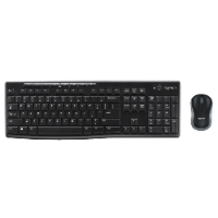 סט מקלדת ועכבר אלחוטי Logitech MK270 לוגיטק עברית אנגלית - יבואן רשמי