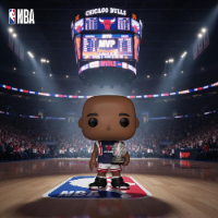 בובת פופ כדורסלן מייקל ג'ורדן - Funko POP NBA CHICAGO BULLS MICHAEL JORDAN #233
