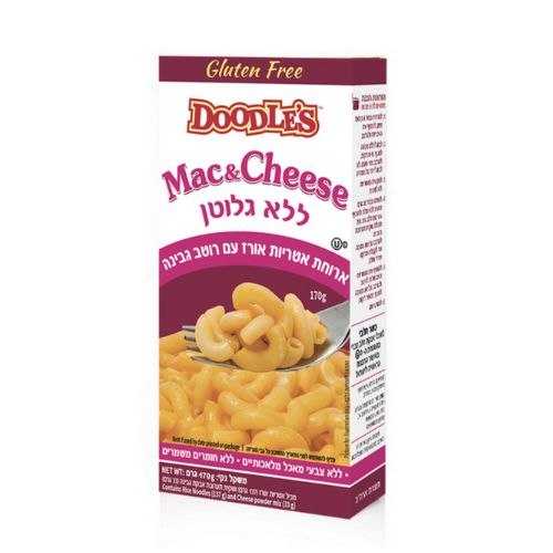 פסטה מק אנד צ'יז של דודלס ללא גלוטן 170 גרם 🧀