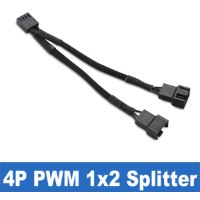 מפצל למאווררי מחשב PWM ניתן לחבר עד 2 מאווררים