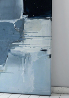 תמונת קנבס הדפס של ציור מופשט "Blue Shades"' | תמונה לבית מודרני| תמונת קנבס לרוחב