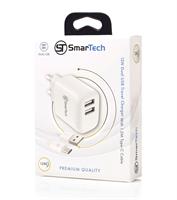 מטען קיר 12W עם כבל טייפ-סי - דגם STTC12W-DO מבית SmarTech