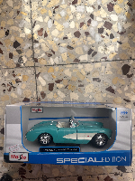 מאיסטו - דגם מכונית שברולט קורביט  - MAISTO 1957 Chevrolet Corvette 1:24