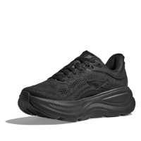 HOKA BONDI 9 WIDE נעלי ספורט גברים בונדי 9 רחבות בצבע שחור/שחור | HOKA גברים