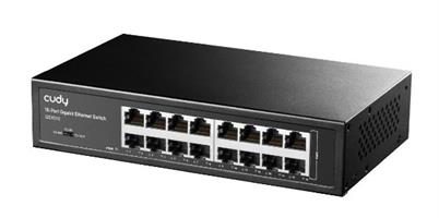 מתג לא מנוהל CUDY GS1016 16 Port Gigabit Ethernet Switch