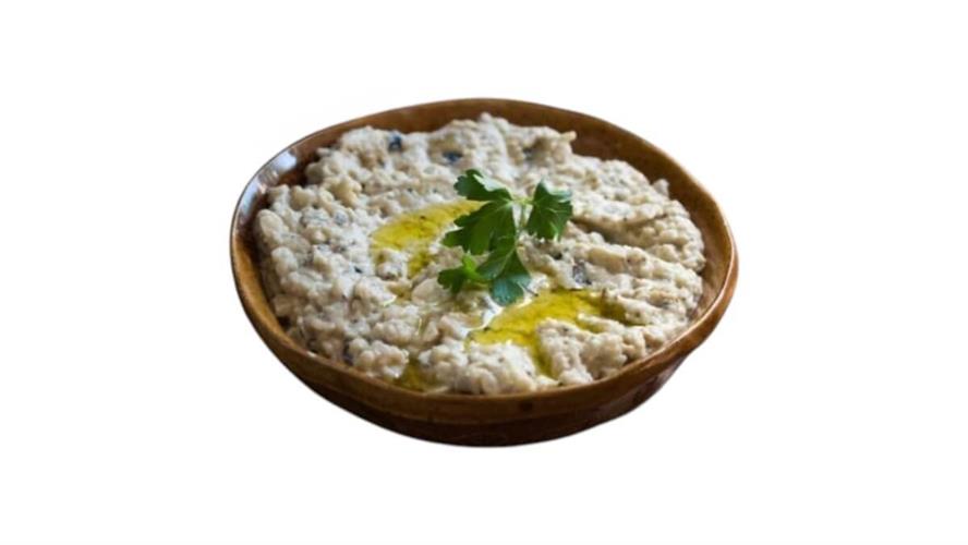 חציל על האש בטחינה