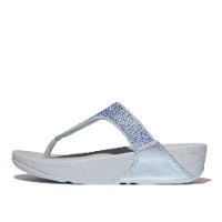 לולו טו פוסט תכלת קריסטל פיטפלופ FITFLOP