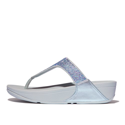 לולו טו פוסט תכלת קריסטל פיטפלופ FITFLOP
