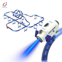 רכבות חלל מטורפות עם אורות ועשן - EXPLORER ASSEMBLE  ELECTRIC TRACK