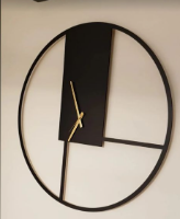 בלעדי! שעון קיר גדול בעיצוב ייחודי עשוי עץ בחיתוך לייזר בקוטר 60 או 80 ס"מ ב-5 צבעים לבחירה