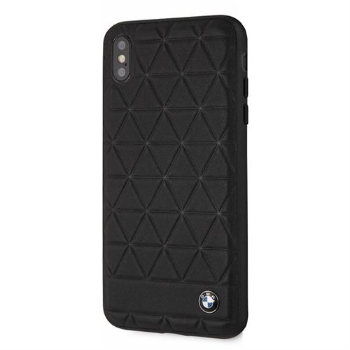 CG Mobile כיסוי קשיח מעור אמיתי לאייפון X/XS בצבע שחור BMW רשמי