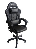 כיסא גיימינג בצבע שחור 7008RGBBLACK מבית LEVEL UP