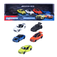 מארז 5 מכוניות מייג'ורט מרצדס AMG שונים  1:64- MAJORETTE MERCEDES AMG