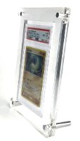 מעמד מסגרת מגן אקרילי לקלף מדורג Single PSA Graded Card Display Frame