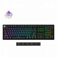 מקלדת גיימינג אלחוטית מגנטית Keychron K10 HE בגודל מלא שחורה