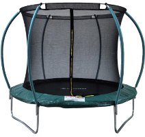 טרמפולינה מחוזקת כולל חישוק עליון 2.44 דגם טורבו