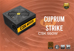 ספק כוח ANTEC CSK 550W 80 Plus Bronze Non Modular120mm Fan Atx