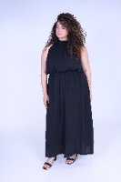 שמלת קולר שחור