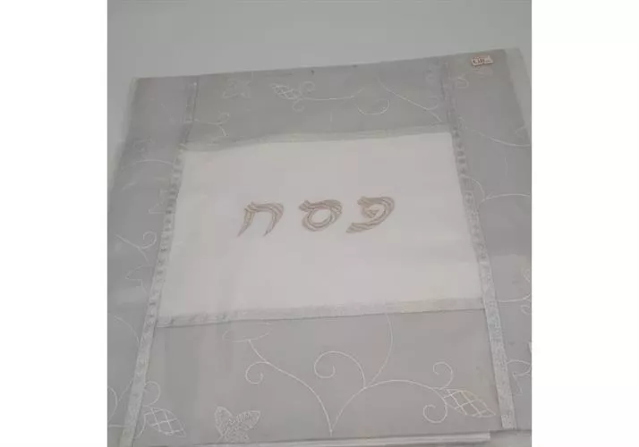 כיסוי מצה דגם רקמת פסח