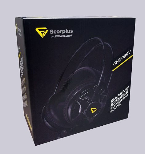 אוזניות חוטיות Scorplus לגיימרים למחשב Xbox ופליישטישן (דגם GHD-099V) - חברת Silver Line