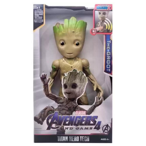 הנוקמים - דמות גרוט מוציא קולות - Avengers End Game 4 The Groot