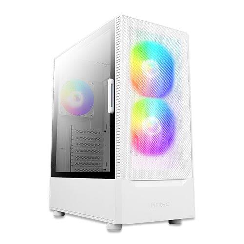 מארז Antec NX410 V2 RGB ATX MID Tower Glass Side panel White