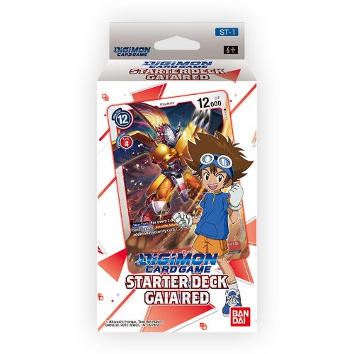 דיג'ימון חבילת קלפים Digimon CCG Gaia Red ST-1 Starter Deck