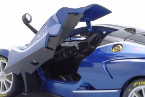 דגם מכונית בוראגו פרארי איבו כחולה Bburago Ferrari FXX-K Evo 1:18