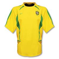 חולצת משחק רטרו ברזיל בית 2002/03
