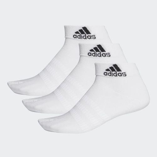 שלישיית גרבי ספורט- נמוכות- ADIDAS צבע לבן