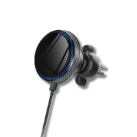 תושבת מגנטית ומטען אלחוטי Magsafe לפתח המזגן עם תאורת לד Miracase