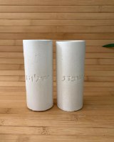זוג פמוטי שבת שלום מבטון פולימרי – גובה 12 ס״מ