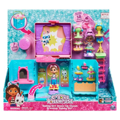 בית הבובות של גבי - ארון קשת בענן Gabby's Dollhouse Rainbow Closet Playset