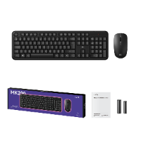 סט מקלדת ועכבר אלחוטי CUDY MK200 2.4Ghz Silent Keyboard And Mouse