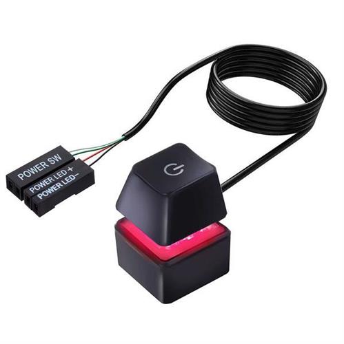 כפתור כיבוי והדלקה Pc Power Reset Button With RGB