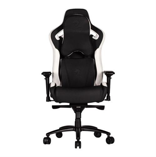 כסא גיימינג Dragon GT DLX דמוי עור שחור לבן