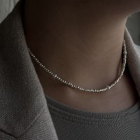 שרשרת מיקה| שרשרת חרוזים סינים זהב מטאלי .