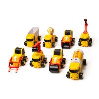 Magnetix Trucks – משאיות עבודה מגנטיות מודולאריות – ערכת 52 חלקים