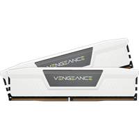 ז. לנייח CORSAIR VENGEANCE 64GB 2x32GB DDR5 5200MHz C40 White