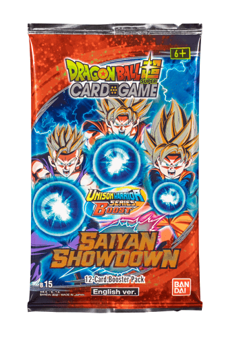 DRAGON BALL SUPER TCG: UNISON WARRIOR SERIES 6 - SAIYAN SHOWDOWN B15 -  BOOSTER PACK 