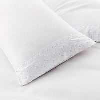 מצעים למיטה זוגית 160/200 דגם הוטל בשילוב תחרה -  HOTEL