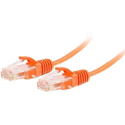 כבל רשת מסוכך כתום CAT6 0.3M