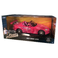 ג'אדה מהיר ועצבני - הונדה ורודה - Jada Fast & Furious Toyko Drift 1:24 Suki's 2001 Honda S2000