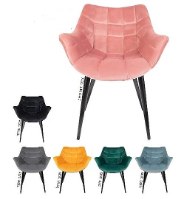 כורסא מעוצבת דגם יולי YULI בצבע חרדל