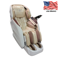 Luxury JERA MATE medical white massage chair with 5D deep tissue massage system and full-body relaxation technology.