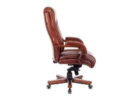 כיסא משרדי - BUROCRAT T-9925 - חום שוקולד