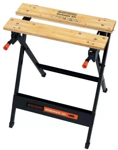 שולחן עבודה מתקפל בלק אנד דקר Black &Decker Workmate WM301-XJ
