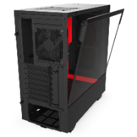 מארז NZXT H510 MATTE BLACK/RED