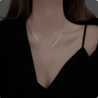 שרשרת חוט עדינה - משי